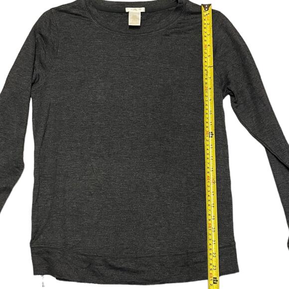 Matty M Charcoal Gray Long Sleeve Side Zip Size Small - Picture 4 of 5